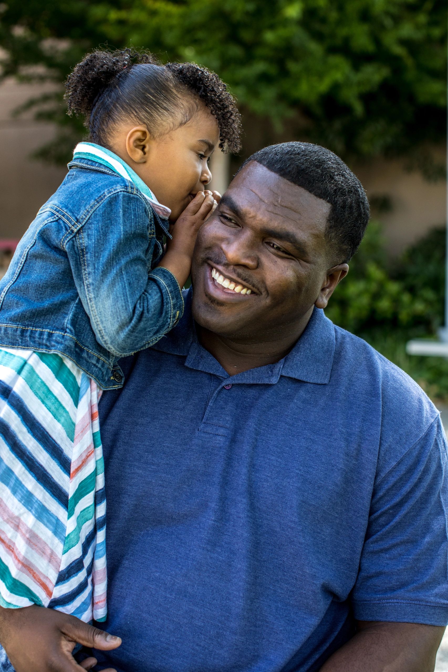 Fathers and children community gathering