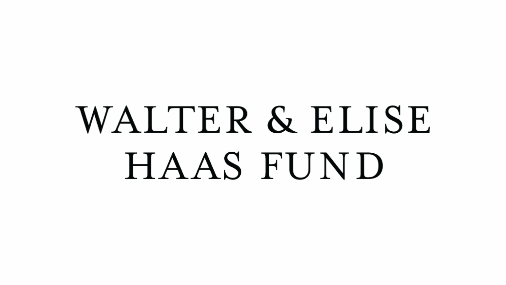 Walter & Elise Haas Fund logo